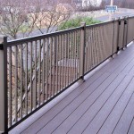 Aluminum deck railing