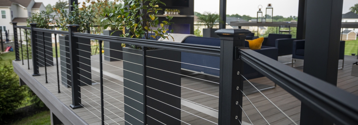 aluminum deck railings