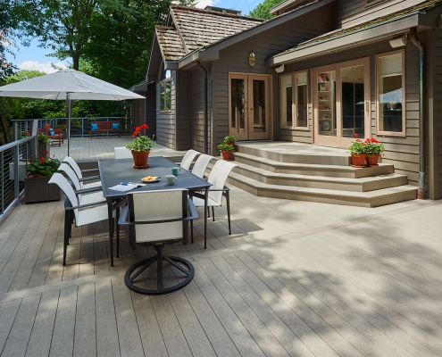 custom PVC deck