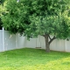 Vinyl privacy fence