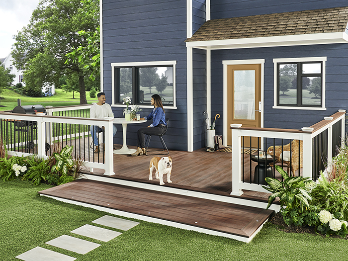 Wolf PVC composite deck