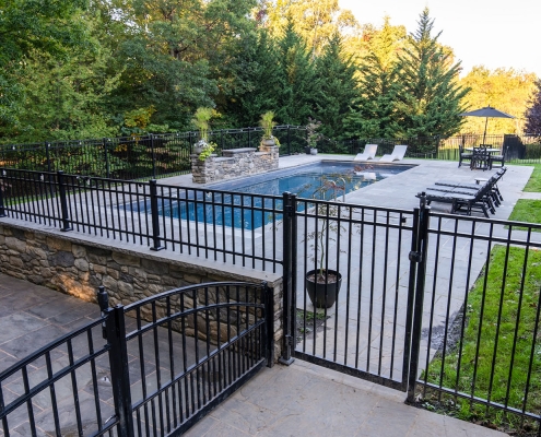 Keylink Aluminum Fence