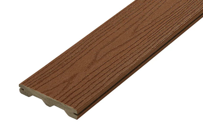 Capped composite deck board from Fiberon