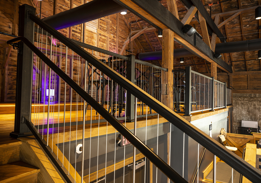 Vertical cable railing from Keylink
