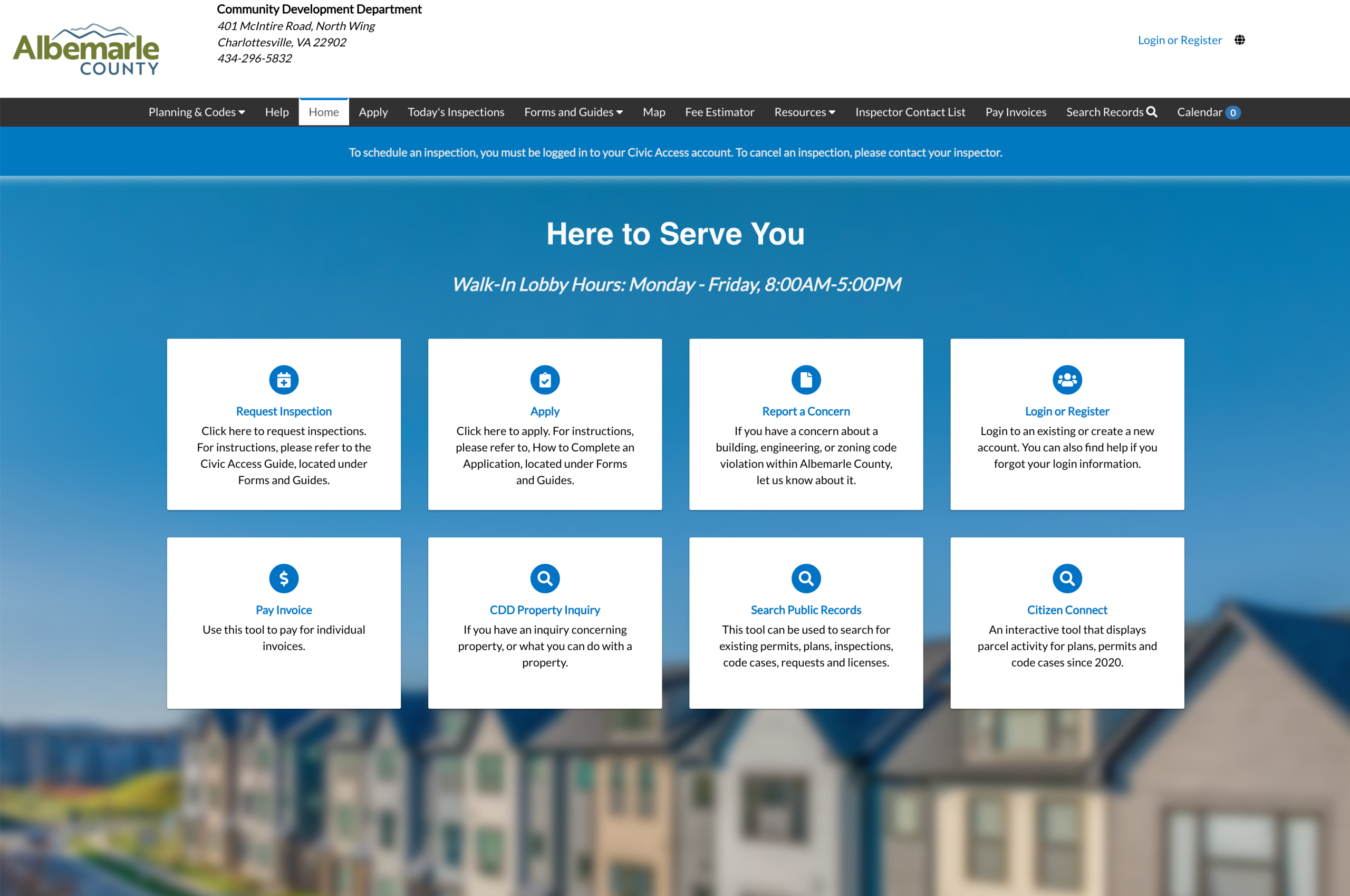 Screenshot 2025-08-29 at 11.48.08 AM Thumbnail of Albemarle County fence permit application website